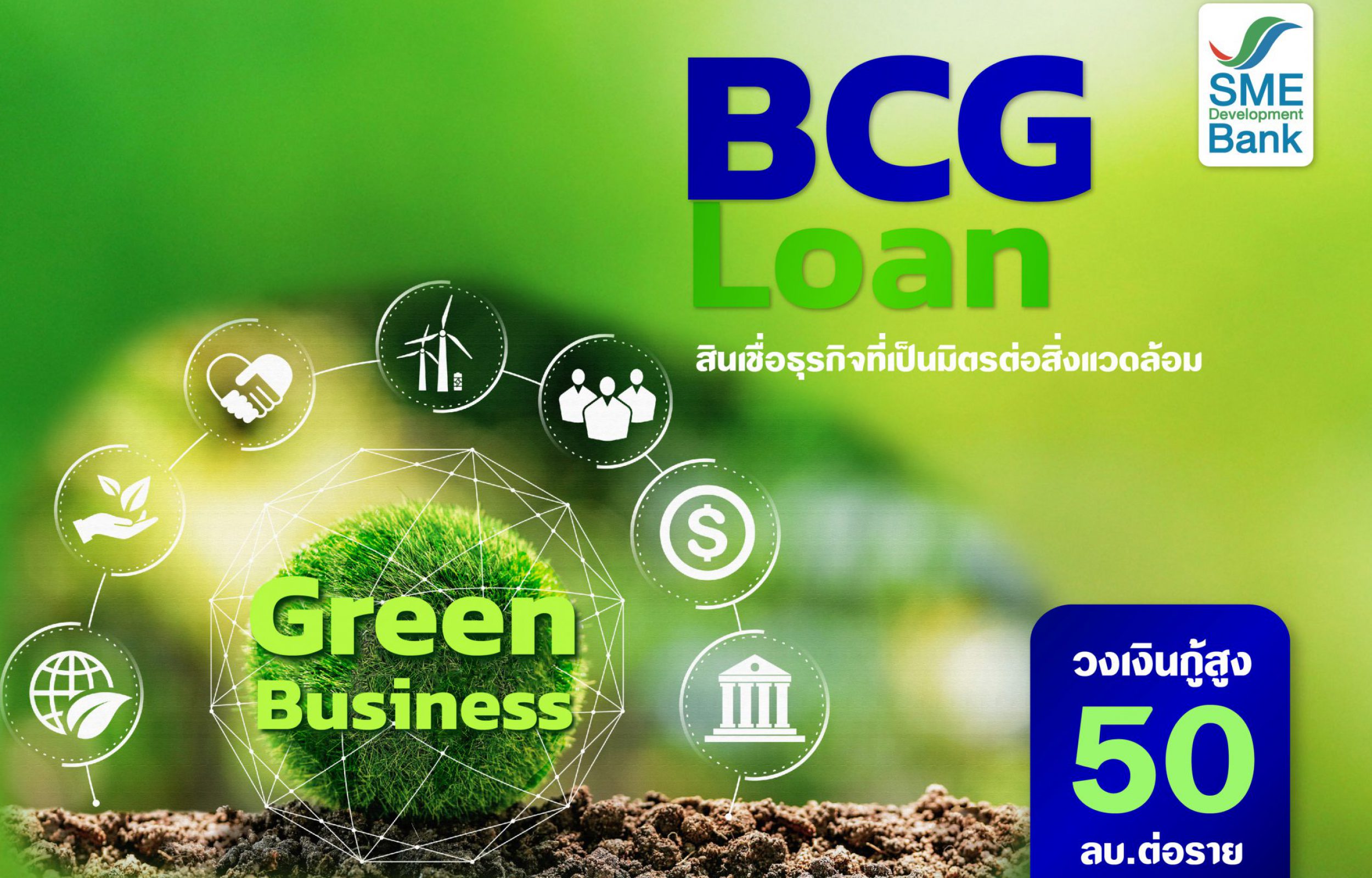 BCG Loan สินเชื่อธุรกิจที่เป็นมิตรต่อสิ่งแวดล้อม